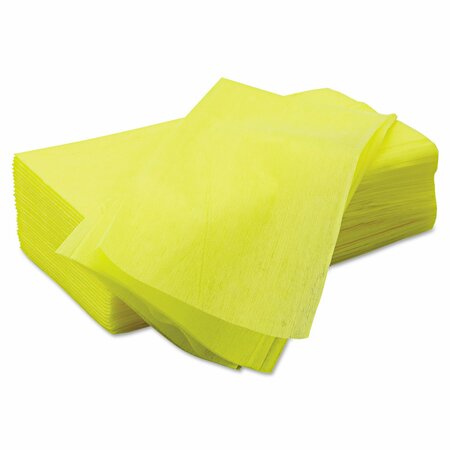 CHIX Towels & Wipes, Yellow, Hydroentangled Wood-Pulp/Polyester, 30 Wipes, 24" x 24", Unscented, 150 PK 8673